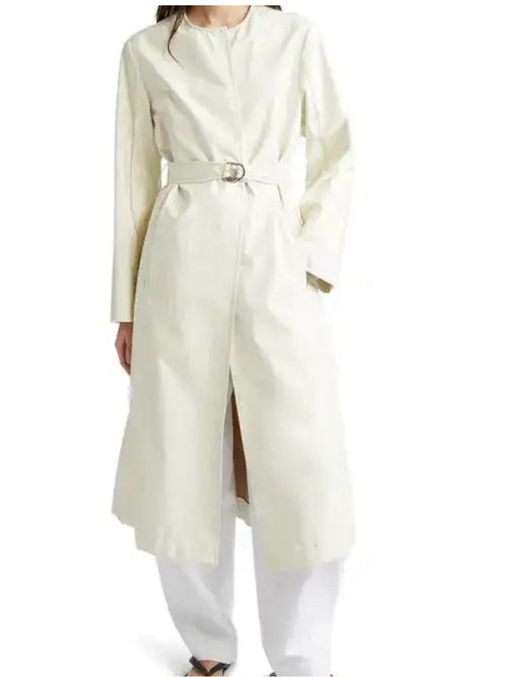 Partow Aiden coated belted trench coat $2995 size 6
